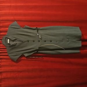 Calvin Klein Belted button down dress